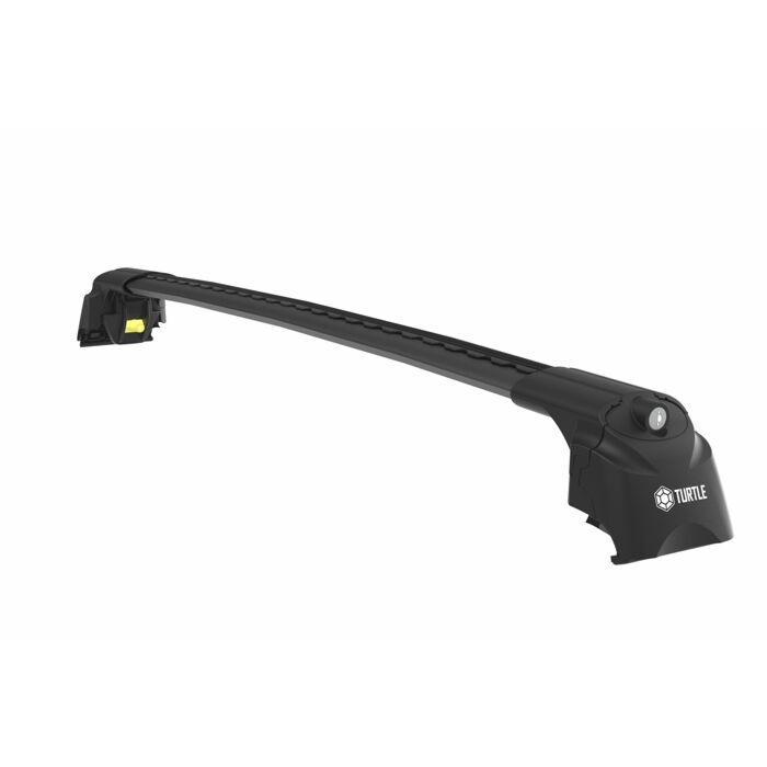 Porte-bagages Volvo en argent pour rail de toit/rail de toit Volvo V70 1997-2016 max 75kg rail de toit forme d'aile pour peu de bruit de vent, numéro de pièce Volvo DAK1004S