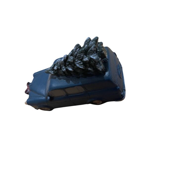 Volvo Combi Amazon - Modèle de Noël - bleu - figurine avec éclairage LED et sapin de Noël Volvo piece no 1064666B