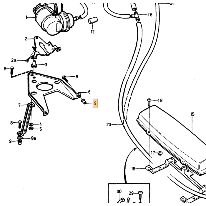 Volvo Gasket Volvo piece no 1207504