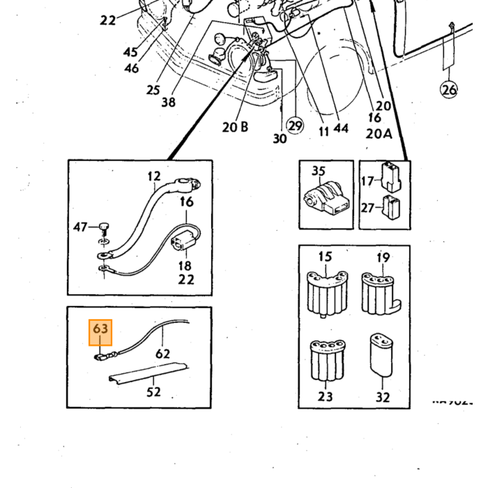 "Clip de Fixation Volvo Suprême - Référence 1212854"
