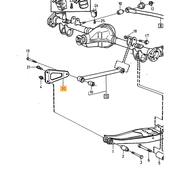 "Support Volvo Suprême - Pièce Originale Nr 1229370"