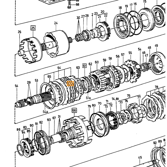 Fiche Volvo pour boîte automatique Volvo 200 700 850 900 C30 C70 (2006-) C70 (-2005) S40 V40 (-2004) S40 V50 (2004-) S60 (2011-2018) S60 (-2009) S60 CC (-2018) S60 V60 (2011-2018) S70 V70 V70XC (-2000) S80 (2007-) S80 (-2006) S90 V90 (-1998) V4 pour Volvo