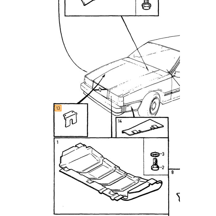 Pièce Volvo Veer écrou Volvo numéro de pièce 1268957