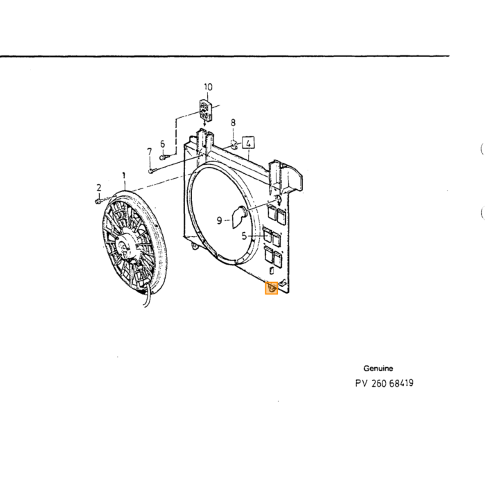 Pièce Volvo Veer écrou Volvo numéro de pièce 1268957
