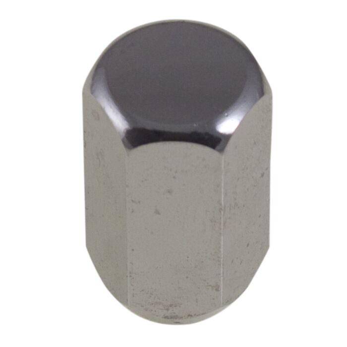 Écrou de roue Volvo en chrome (1129273) pour jante Virgo Turbo Scorpio, pièce Volvo numéro 1272648C