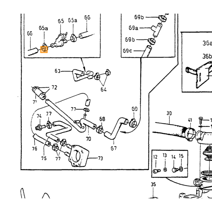 Volvo Bracket Volvo piece no 1274634