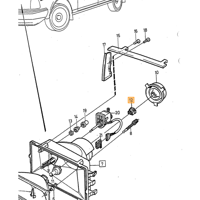 Volvo Washer Volvo piece no 1312015