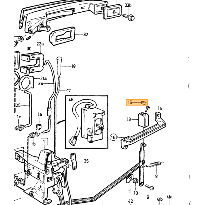 Fiche Volvo Zwart numéro de pièce Volvo 1316150 pour Volvo