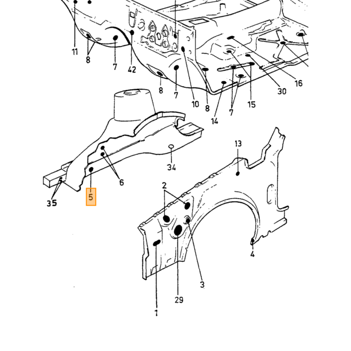 Fiche Volvo, pièce Volvo numéro 1316234