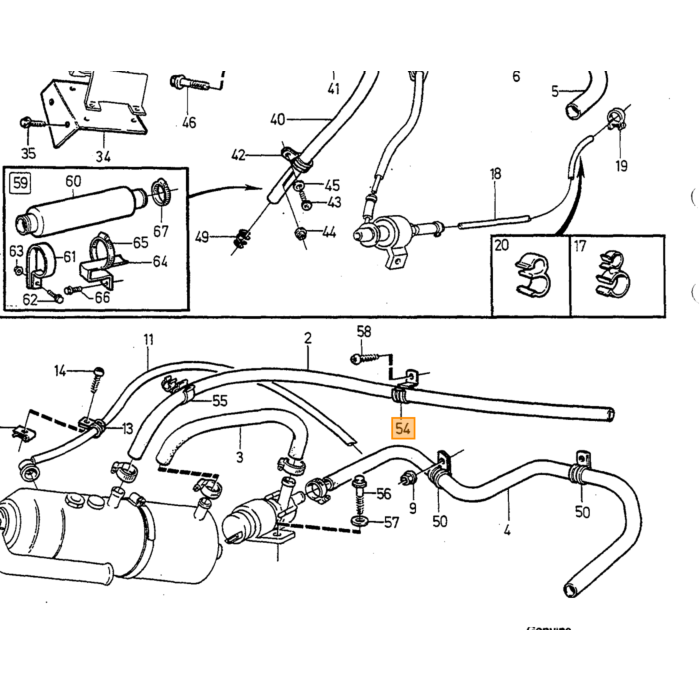 Pièce Volvo klem numéro de pièce Volvo 1324743 pour Volvo