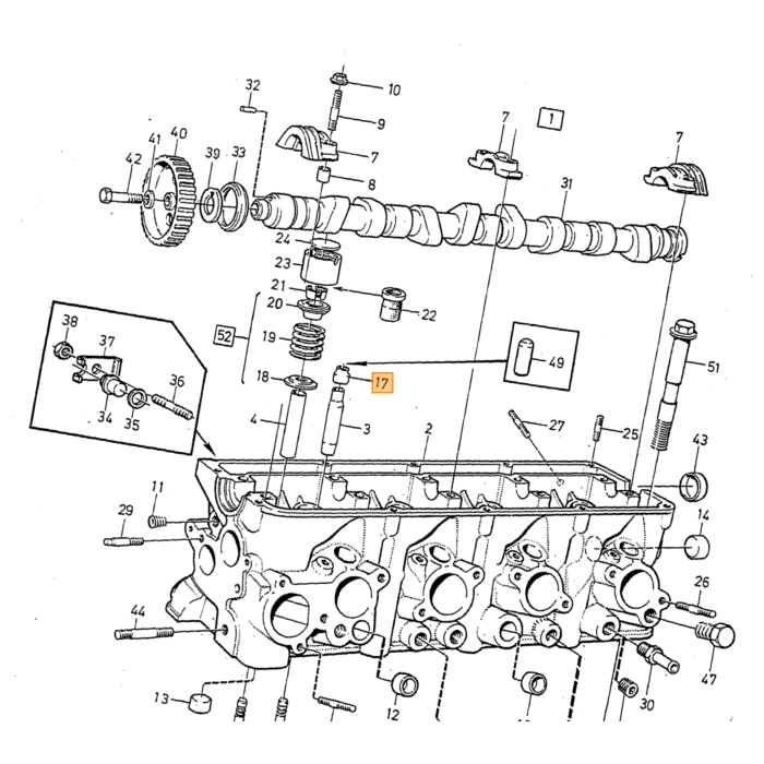 Plaque de couverture de pompe à essence Volvo B18 B20 B30 B200 B230 Amazon PV544 240 sur bloc moteur pour utilisation de pompe à essence électrique, numéro de pièce Volvo 1326595.