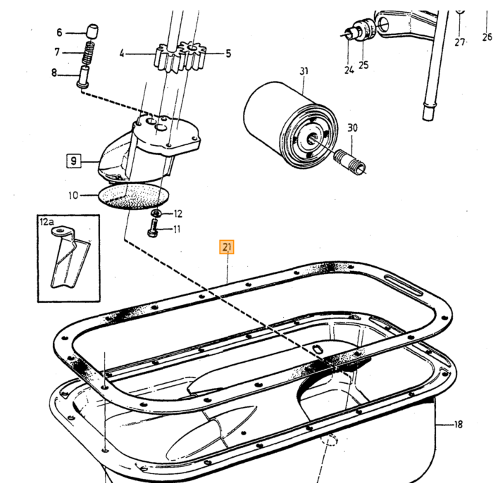 Piston Volvo, pièce Volvo numéro 1328239