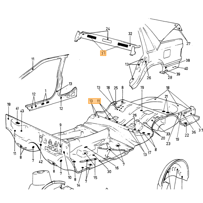Prise Volvo, pièce Volvo numéro 1331048