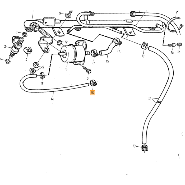 Connecteur d'aspiration Volvo pour tuyau de pompe d'injection d'air 3,5 mm 4,5 mm, numéro de pièce Volvo 1332454