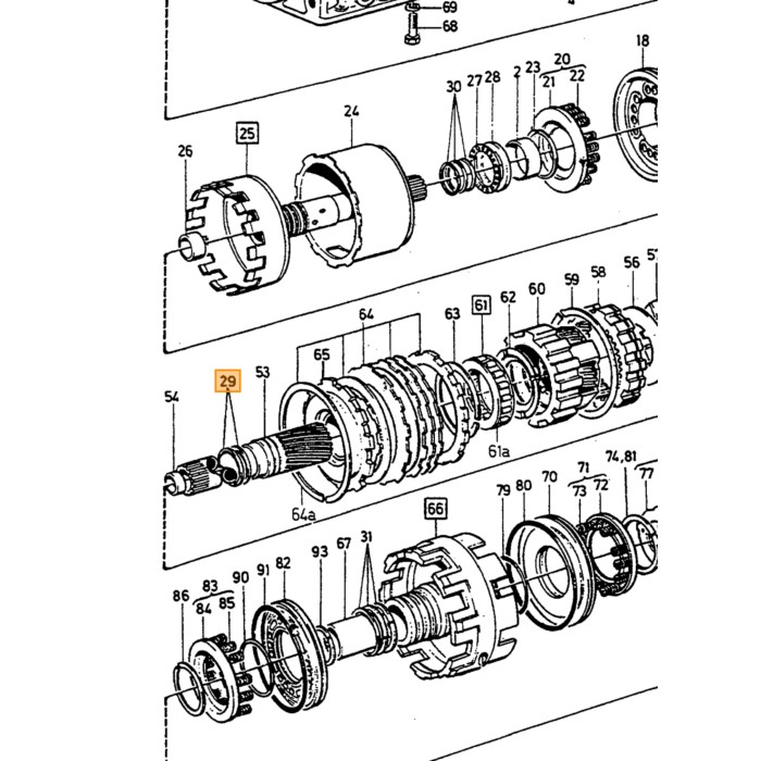 Piston Volvo, pièce Volvo numéro 1340137