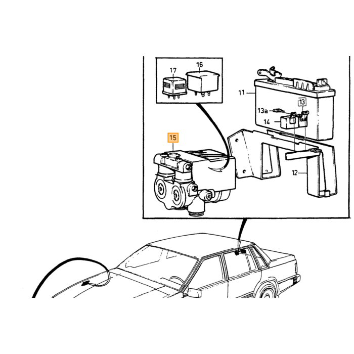Carte de Circuit Volvo, pièce Volvo nr 1347531