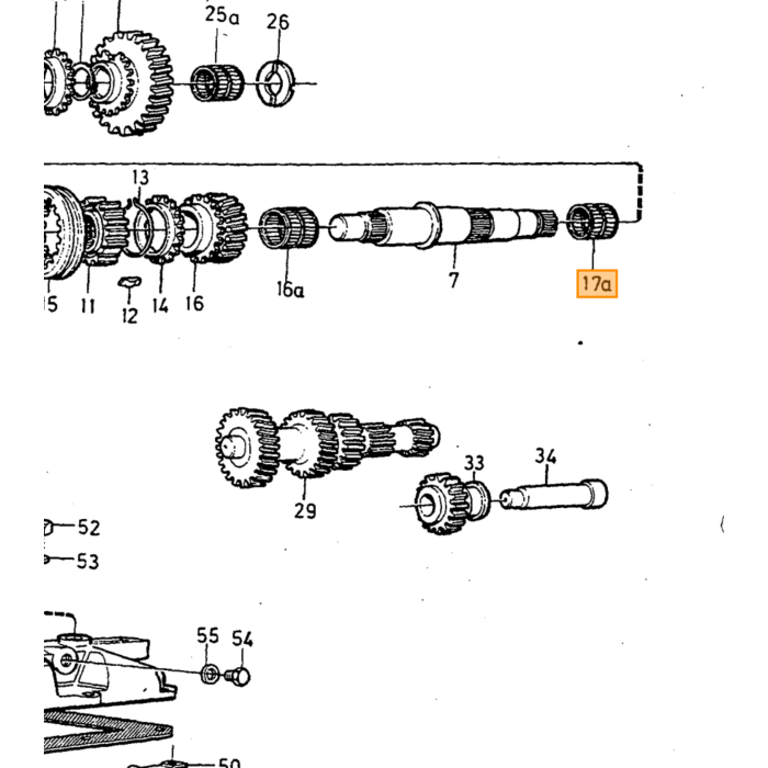 Volvo GEAR Volvo piece no 1377668