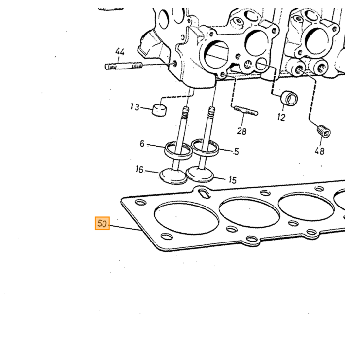 Volvo Joint culasse B19+B21+B200 a/e/f aussi turbo 21ET 340-360 240 740 940 Volvo piece no 1378645