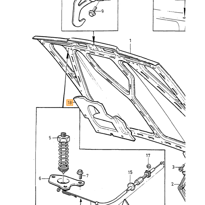 Volvo Sound Absorber Volvo piece no 1386903