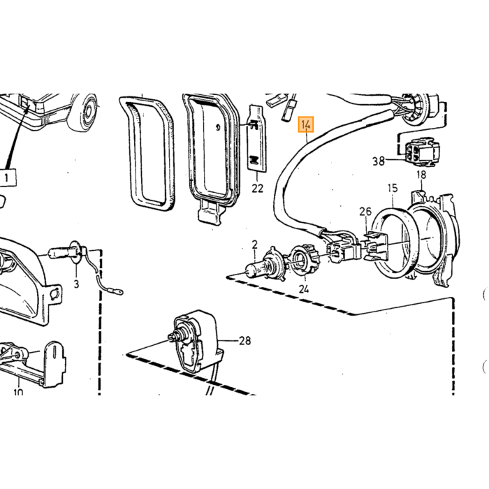 Volvo Cable Harness Volvo piece no 1392743