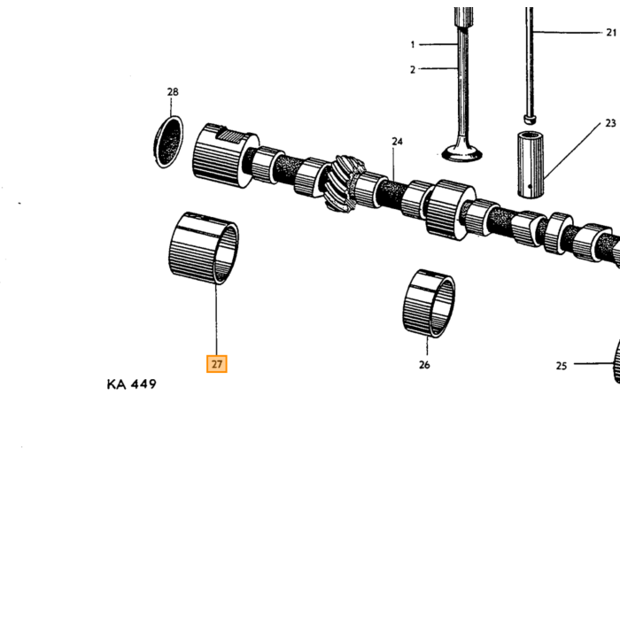 Volvo Vidange bouchon carter B4B+B16 (B16 jusqu'au numéro moteur 70562) 12mm Volvo piece no 16322