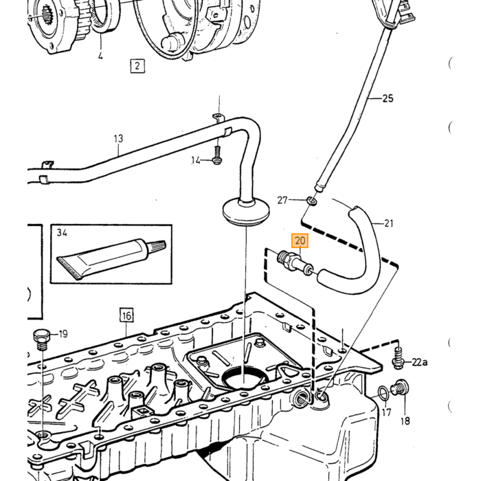 Volvo Joint Bouchon Vidange Volvo 960 - 940 - 780 - 760 - 740 - 260 - 240 - 140 - 164 - Amazon - PV - P1800 Volvo piece no 188185