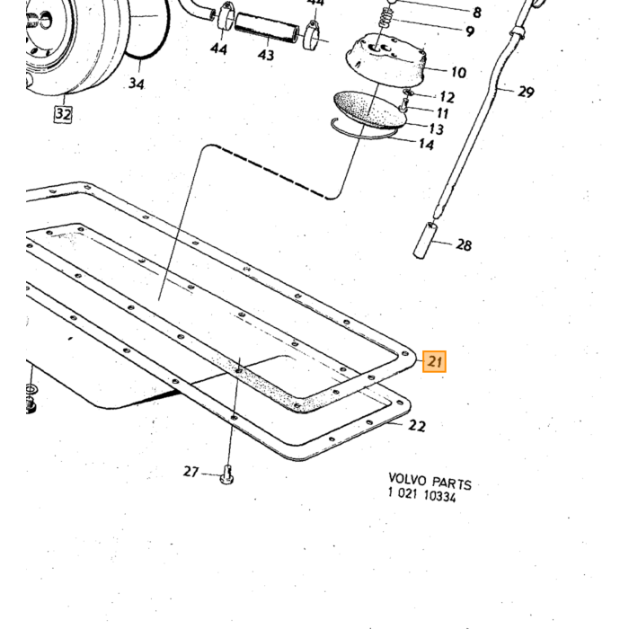 Volvo Joint Bouchon Vidange Volvo 960 - 940 - 780 - 760 - 740 - 260 - 240 - 140 - 164 - Amazon - PV - P1800 Volvo piece no 188185