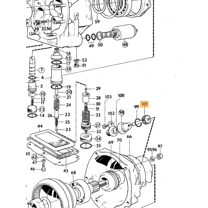 Volvo Piston Ring Volvo piece no 247011