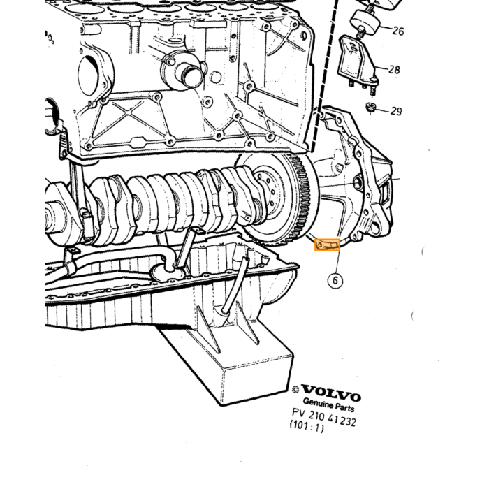 Volvo Pochette de joints culasse B200K 1985+ 89mm 240+340+360+740+940 240 340-360 Volvo piece no 270686