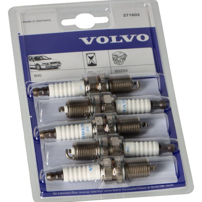 Volvo Jeu de bougies d'allumage  type Volvo  Volvo 850 : type moteur Volvo piece no 271603