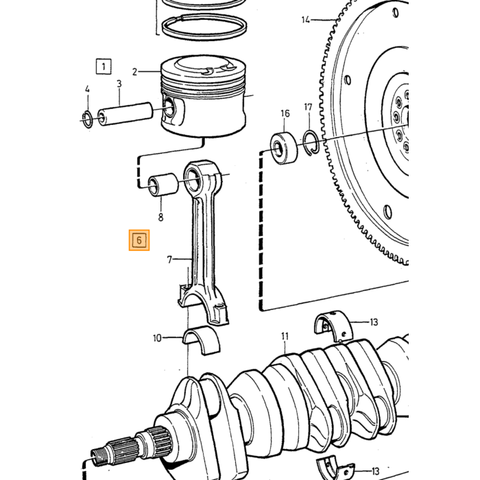 Volvo PISTON RING KIT Volvo piece no 271769