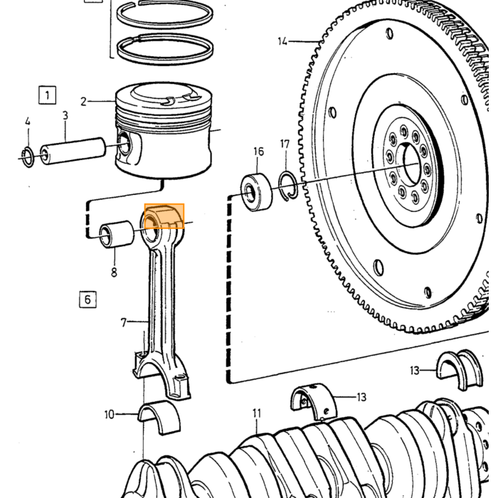 Volvo Piston Kit Volvo piece no 272164