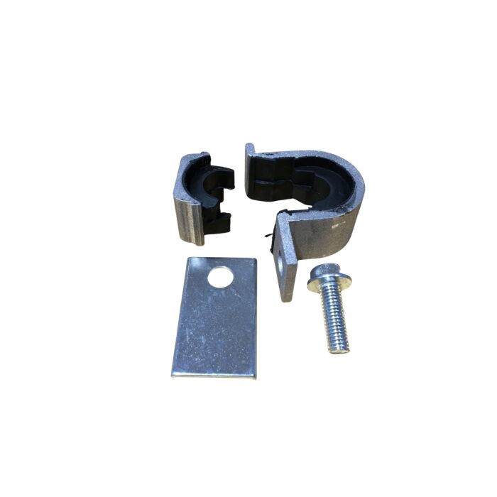 Kit de barre stabilisatrice Volvo S40 V40 (-2004) - Avant [contient: 1 x bague supérieure avec support, 1 x bague inférieure, 1 x support inférieur et un boulon. (PS: 2 kits nécessaires par voiture)] Numéro de pièce Volvo 272460.