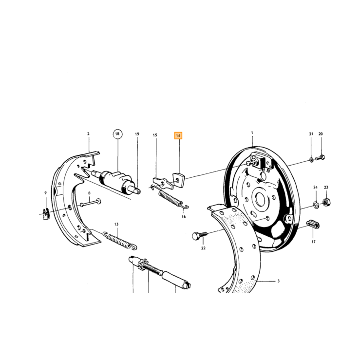 Volvo Brake Lining Kit Volvo piece no 275848