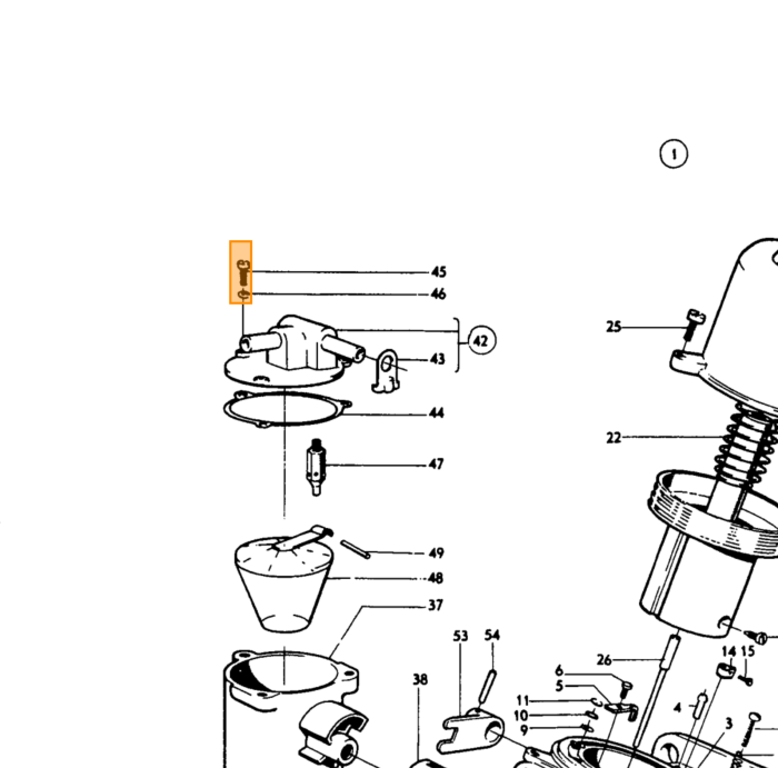 Volvo Kit de révision de réparation de carburateur SU HS6 (jeu pour 2 carburateurs) avec tubes de buse sans accélérateur Volvo piece no 276278