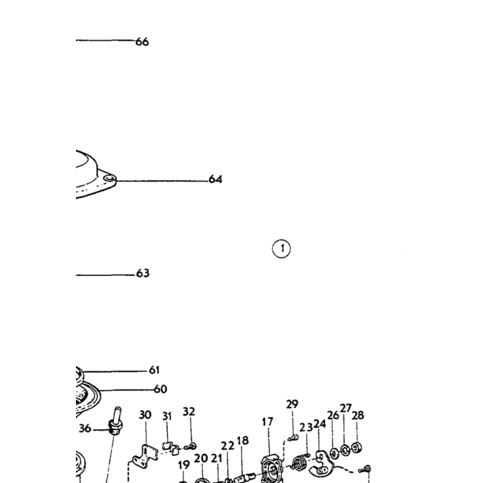 Volvo Kit de reconstruction carburateur Zenith 36VN pour B18A Volvo piece no 276286