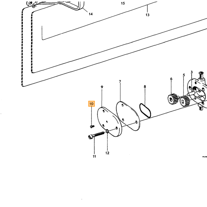 Volvo Ensemble de tapis PV544 coupe grise (couvre tout le sol) 6 pièces Volvo piece no 277238