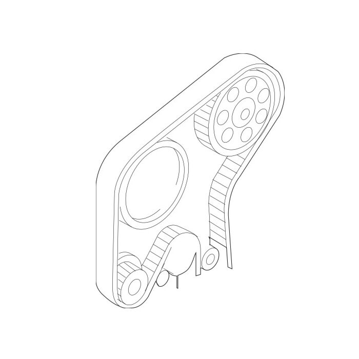 Volvo kit de courroie de distribution Kit de courroie de distribution21430028 VOLVO S60 S80 C70 V50 V70 V40 S40 S70 C30 V60 Xc70 Xc90 2.0 2.3 2.4 2.5 avec et sans turbo Volvo piece no 30731727