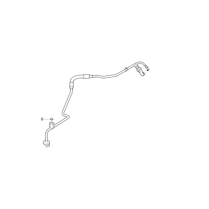 Tuyau haute pression de climatisation Volvo C30 V70 V50 S40 pompe--condenseur 5 cylindres essence, numéro de pièce Volvo 30733984