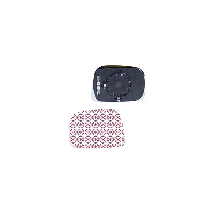 Verre de miroir extérieur gauche pour VOLVO XC60 I -17, numéro de pièce Volvo 31424237