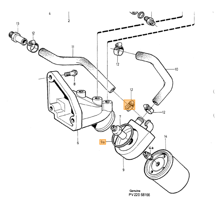 Volvo REFROIDISSEUR d'huile  Volvo type  Volvo 740 : type de moteur Volvo 940 960 : type de moteur Volvo 960 : type de moteur Volvo S40 V40 (-2004) : type de moteur Volvo S Volvo piece no 3507371