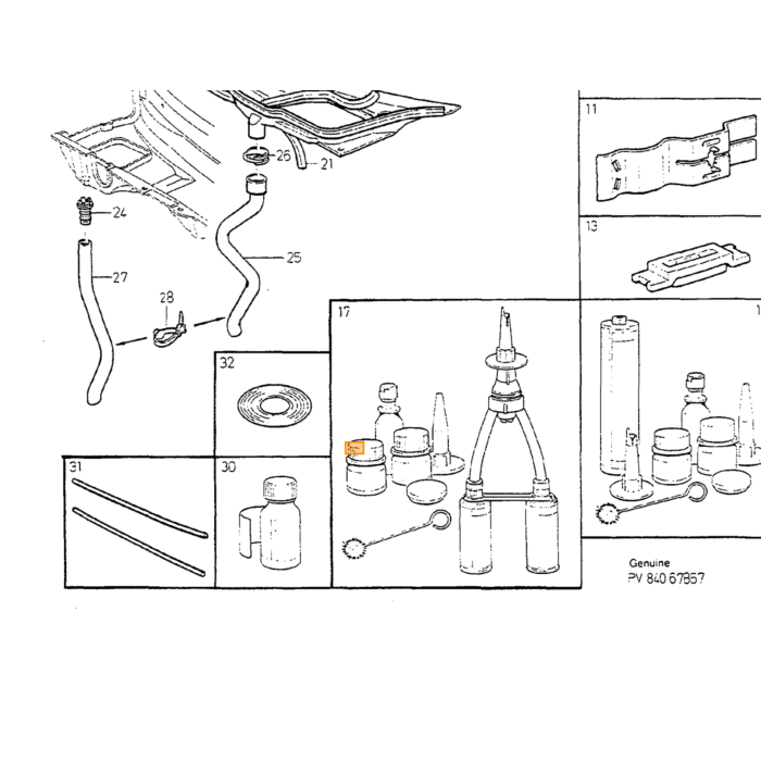 Volvo Cable Harness Volvo piece no 3512504