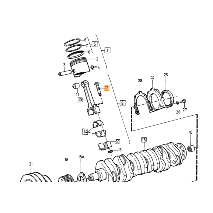 Volvo Protecting Casing Volvo piece no 3517099