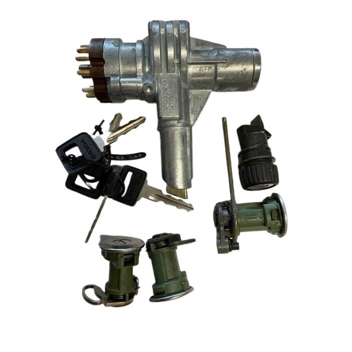 Ensemble de serrures Volvo 940 4 portes 1990+ serrure de contact 2 serrures de porte+ serrure de coffre 3528851 Pièce Volvo nr 3526606
