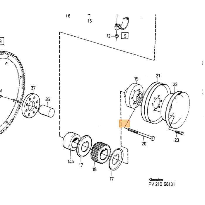 Volvo Nipple Volvo piece no 3531384