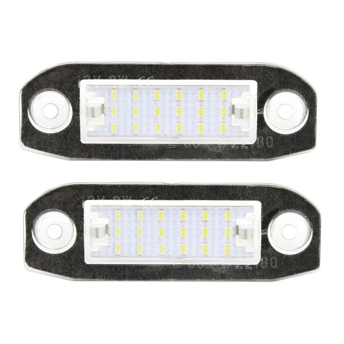 Éclairage de plaque d'immatriculation LED Volvo 5000K 1 paire C70 S40 S60 S80 V50 V60 V70 XC60 XC70 XC90 numéro de pièce Volvo 35435005