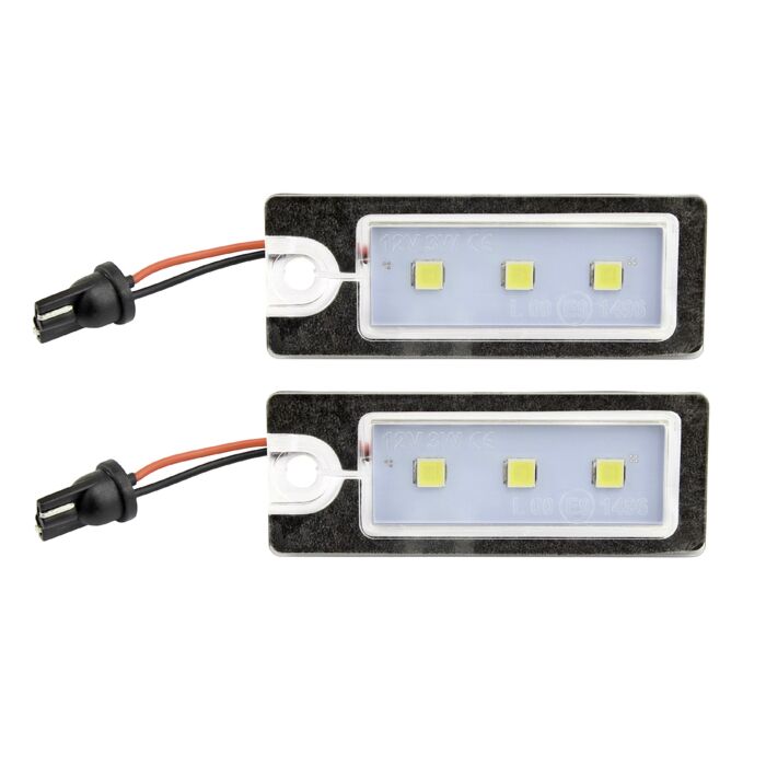 Éclairage de plaque d'immatriculation LED Volvo 6000K 1 paire S60 S80 V70 XC70 Cross Country XC90 numéro de pièce Volvo 35435008