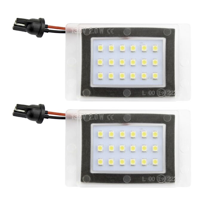 Éclairage de plaque d'immatriculation LED Volvo 5000K 1 paire 850 V70 XC70 Cross Country, numéro de pièce Volvo 35435009