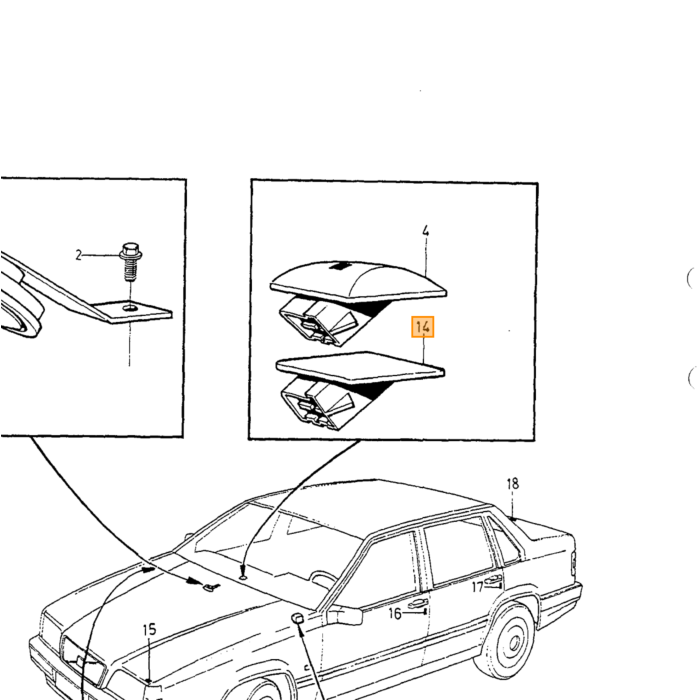 Volvo PROTECTING COVER Volvo piece no 3545367
