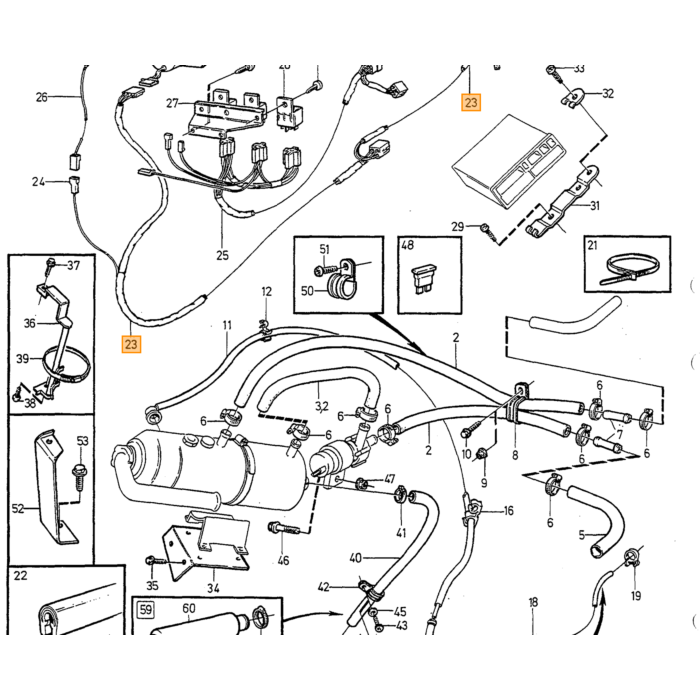 Volvo CABLE HARNESS Volvo piece no 3728421